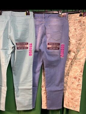 Size 16 misses ankle length jeans 3 pair